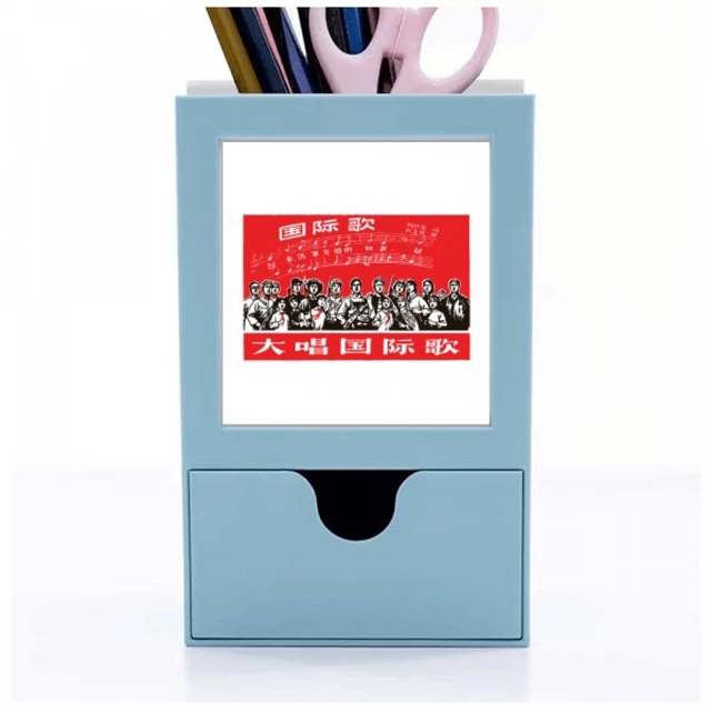 China Red Education Promotion International Tarjeta de clip de pluma del gestor de suministros de oficina
