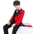 thumbnail image 2 of Vestido para niños Esmoquin para niños Bebé pequeño Anfitrión Boda de niña de las flores Traje de actuación de piano Traje de niño, 2 of 4