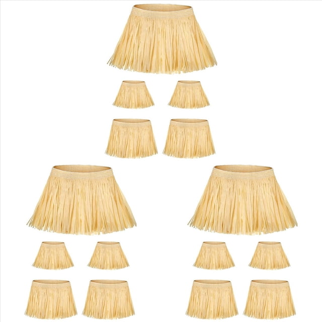 3X Kit de Pajitas de EspantapáJaros, Accesorios de Disfraz de EspantapáJaros de Papel, Lazos para Cuello, y Tobillos para DecoracióN de Accesorios de Fiesta
