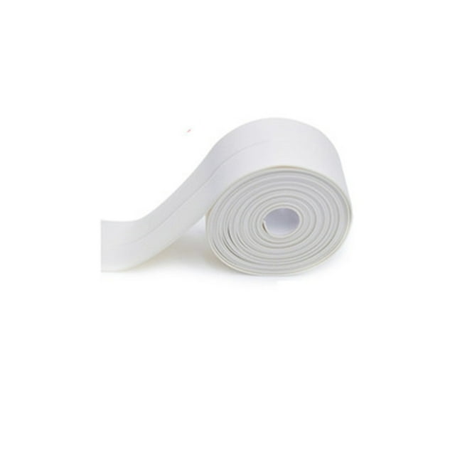 TIELUTT 125.9 Inch Self- Kitchen Bathroom Corner Caulking Sealing Tape Board Sheets Large Scratch off Book Poster with Stickers Double Rug Tape Tan Duct Tape Leather Friction Tape