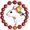 ShengXiao Rat, variant on Feng Shui Triple Protection Bracelet for Women, Red Cinnabar Zodiac Prayer Bead Bracelet for Wealth, Prosperity & Good Luck, Meaningful Gift for Mother's Day, Birthday, Christmas