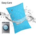 thumbnail image 6 of Zufioo Sky Blue Glitter Print Double-Sided Throw Pillow Cover, Pillow Protector Home Decor - With Hidden Zipper, Suitable for Bedroom, Living Room, Car Interior-14"x20", 6 of 6