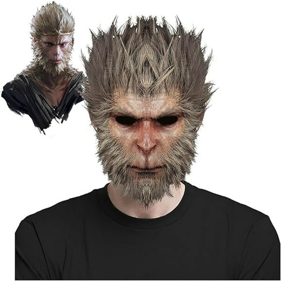 Black Myth Wukong Mask for Adult Men Halloween Party Dress up