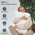 thumbnail image 6 of HALLEY Bed Pillows for Sleeping Standard Size Set of 2 - Premium Down Alternative, Hotel Quality, Standard Size Bed Pillows for Back, Stomach or Side Sleepers (18x26 Inches), 6 of 8