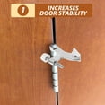 thumbnail image 1 of USHOBE Tope De Puerta De Aluminio Zincado Ajustable Para Evitar Movimiento Y Proteger Paredes, 1 of 8