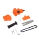 thumbnail image 2 of Adaptador de cabezal de conversión de sierra eléctrica inalámbrica que convierte un taladro eléctrico en una motosierra eléctrica de 4 pulgadas, color naranja, 2 of 10