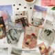 thumbnail image 1 of Paquete de pegatinas de papel Serie Time Letter en material de manual de paisajes Pegatinas, 1 of 5