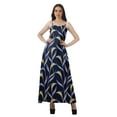 thumbnail image 1 of Moomaya Robes de Cocktail Sans Manches pour Femmes Robe Imprimée en Rayonne Grande Taille, 1 of 4