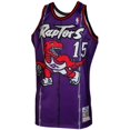 thumbnail image 2 of Mitchell & Ness Vince Carter Toronto Raptors 1998/99 Throwback Authentic Jersey - Purple, 2 of 7