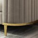 thumbnail image 4 of Loveseat Living Room Sofa 3 Seat Leisure Lounge Couch Household Lazy Room Furniture Home Office Upholstered Fabric Sofa My Lux Decor Round, 4 of 9