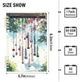 thumbnail image 3 of WOBOGO Wind Chimes Notebook College Horizontal Grid Paper Ink Spill Resistant Water Resistant Cover 8.3x5.7x0.4in, 3 of 8