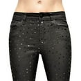 thumbnail image 2 of Joe's Jeans Women's Skinny Super Chic Sequin Embellish Stretch Jean Pants, Black (27), 2 of 5