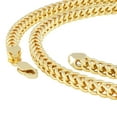 thumbnail image 4 of Nuragold 14k Real Yellow Gold Franco Square 5mm Box Chain Wheat Chain Necklace (18"-30") Italian Jewelry for Men, 4 of 8