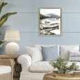 thumbnail image 3 of Stupell Industries Rustic Lodge Coastal Calm Docked Boat Gold Floating Frame Canvas Art, 17 x 21, by Riley B, 3 of 8