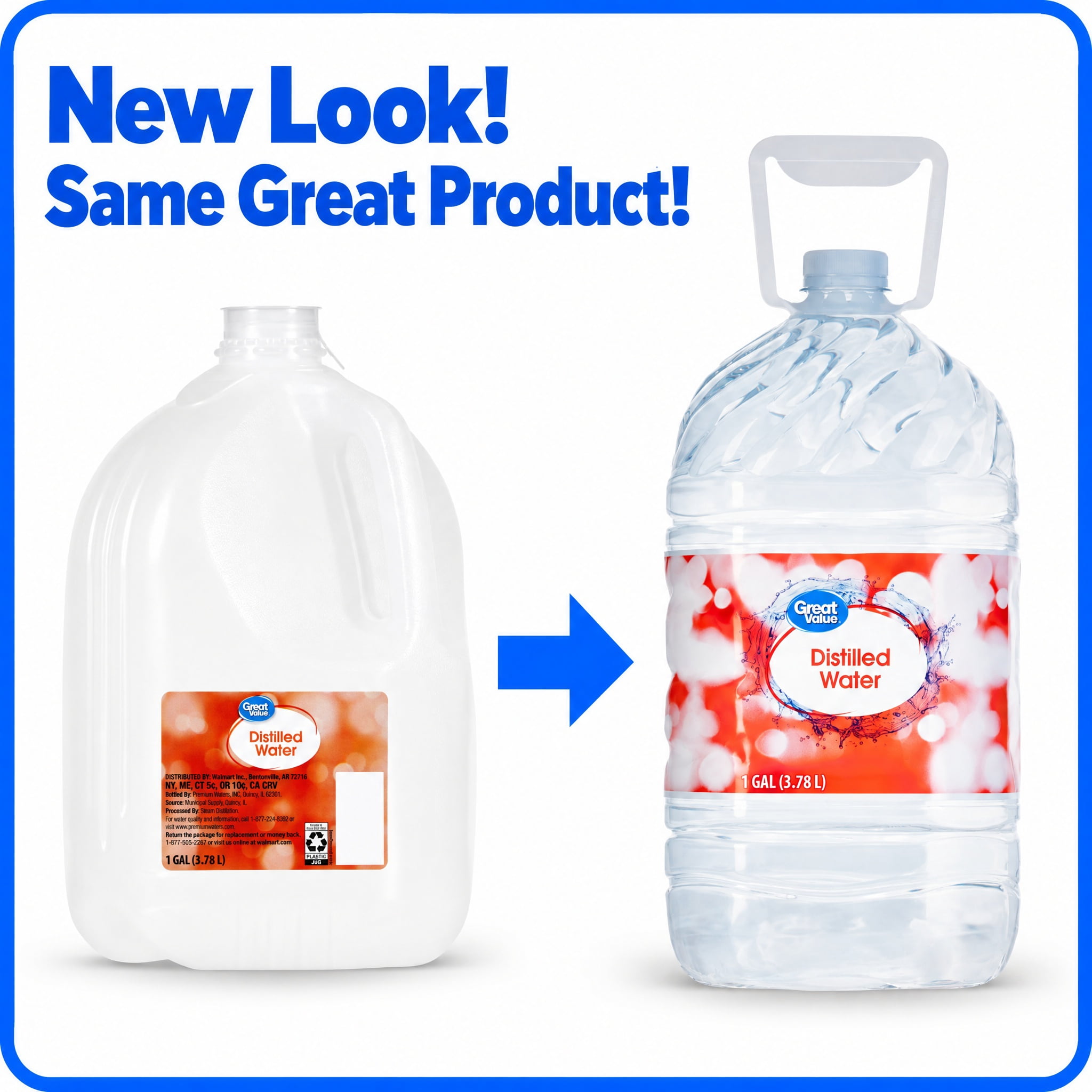 Great Value Distilled Water, 1 Gallon - Walmart.com