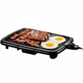 thumbnail image 1 of OVENTE Plancha eléctrica con superficie de cocción plana antiadherente de 16 x 10 pulgadas Parrilla interior extraíble y ajustable con control de temperatura para desayuno instantáneo, panqueques, hue, 1 of 1