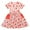 Pink, variant on IBTOM CASTLE Kids Girls Back to School Dress Kindergarten Short Sleeve Pencil Stationery Schoolbag Casual Dresses with Pockets 4-5 Years Pink