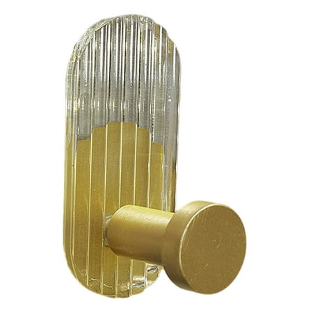

Zmlmlly Clothes Hook Wall Hook Transparent Strong Bearing Capacity Punch Free Door Back Key Holder Multifunctional Acrylic Strong Adhesive Towel Rack