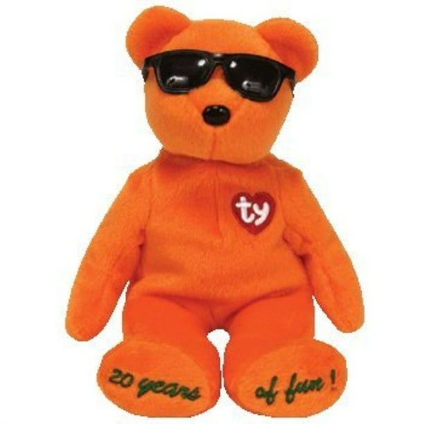 TY Beanie Baby SUMMERTIME FUN the Bear (ORANGE Dallas Gift Show