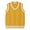 Yellow, variant on Women’s Sweater Vest V Neck Sleeveless Knit School Uniform Basic Casual Preppy Style Ribbed Pullover Tops M