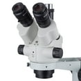 thumbnail image 2 of AmScope 3.5X-45X Simul-Focal Stereo Lockable Zoom Microscope on Dual Arm Boom Stand New, 2 of 4