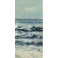 thumbnail image 2 of Shanti, Shima 14x24 White Modern Wood Framed Museum Art Print Titled - Crossing Currents I, 2 of 4