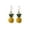 Yellow 1PCS, variant on Gold Pineapple Fruit Earrings Pineapple Drop Dangle Earrings Cute Fruit Food Earrings Birthday Gifts For Women
