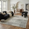 thumbnail image 3 of Rug Branch Domus Abstract Indoor Area Rug, Cream Black, Modern - Living Room, Bedroom, Dining Room, and Kitchen, 3 of 7