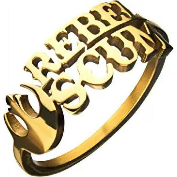 Star Wars Rebel Scum Ring - Rebel Scum Symbol Logo Stainless Steel Ring - Size - 7