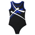 thumbnail image 3 of Hansber Kids Boys Girls Gymnastics Leotard Workout Gym Training Bodysuits Athletic Biketards Active Blue 10, 3 of 5
