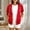 Red, variant on Girls Solid Loose Zip up Hooded Jacket Lightweight Short Sleeve Sweatshirt Jacket with Pockets, Casual Spring Fall Outerwear for Kids White 170(170)