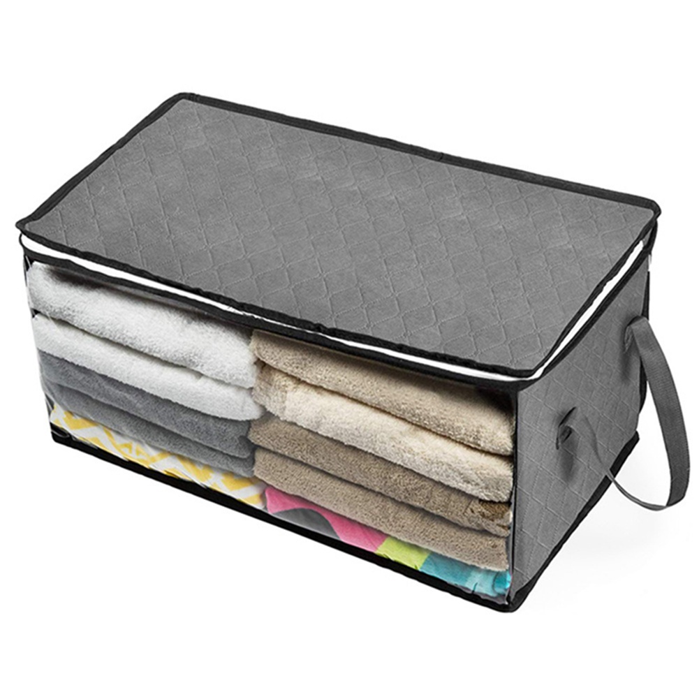 Foldable Clothing Quilt Storage Box Bag Blanket Closet Organizer Case New
