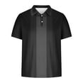 thumbnail image 4 of DDAPJ pyju Big and Tall Golf Shirt for Men Business Casual Polos Slim Fit Short Sleeve Collared T-shirt Sales of The Day Black XXXXL, 4 of 6