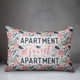 thumbnail image 2 of Creative Products Apartment Sweet Apartment with Flowers 14x20 Spun Poly Pillow, 2 of 2