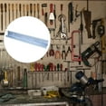 thumbnail image 5 of Mobutofu 1Pack Storage Pegboard Rack Silver Rectangular Tool Board for Handyman in Workshops 15.44x2.36x1.18 Inch, 5 of 8