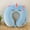 Blue Unicorn, variant on Cartoon Animal Neck Support Pillow, Memory Foam Neck Pillow, U-Shaped Kids Travel Pillow, Portable Cushion for Car Airplane Train Office Home