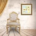 thumbnail image 3 of Vess, June Erica 12x12 Gold Ornate Wood Framed with Double Matting Museum Art Print Titled - Tic-tac Cats in Blue, 3 of 4
