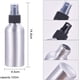 thumbnail image 2 of Paquete de 10 botellas de aluminio con atomizador de niebla fina de 120 ml (4 oz) y atomizadores recargables de metal. Botellas vacías con atomizador., 2 of 8