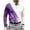 Purple C, variant on Stamzod Shirts for Men Fashion Strip Printed Turndown Long Sleeve Shirt Gym Workout Casual Shirts for Men Navy B M