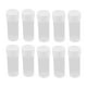 thumbnail image 1 of Inteprter 100 Uds. Contenedor de botella de plástico PP accesorio esencial en frascos de tubo de ensayo de botella vacía de laboratorio Almacenamiento y organización del hogar, 1 of 6