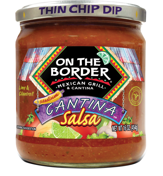 On The Border Cantina Medium Salsa, 16 Oz