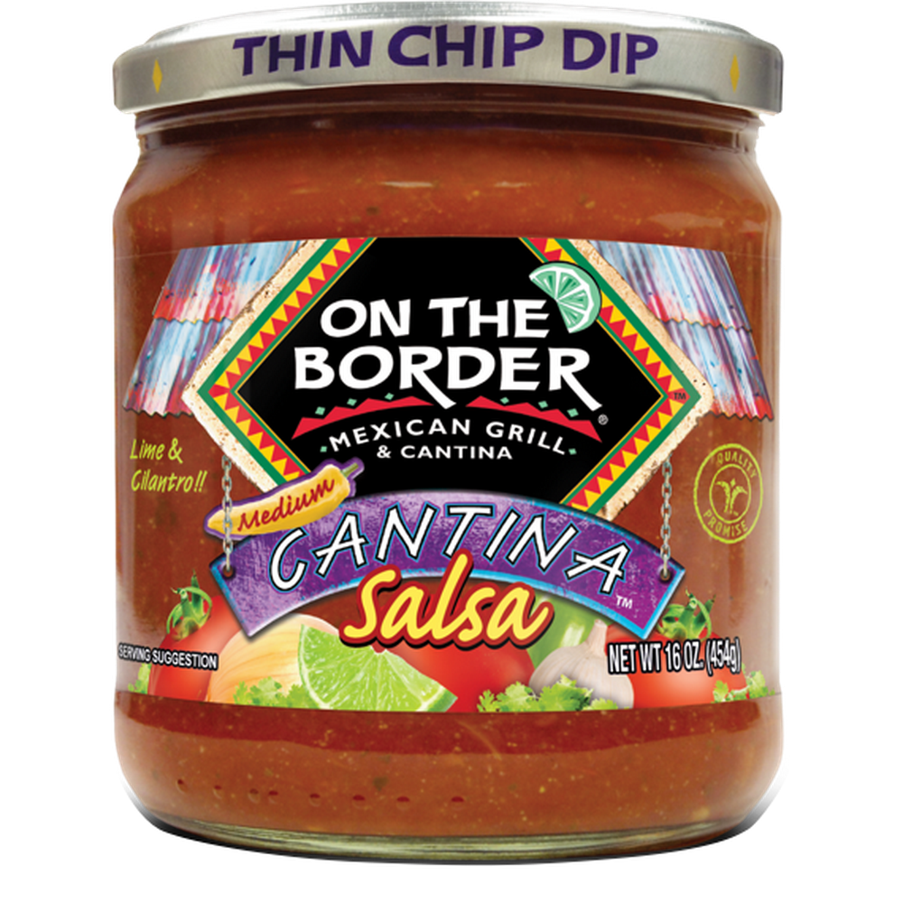 On The Border Cantina Medium Salsa, 16 Oz