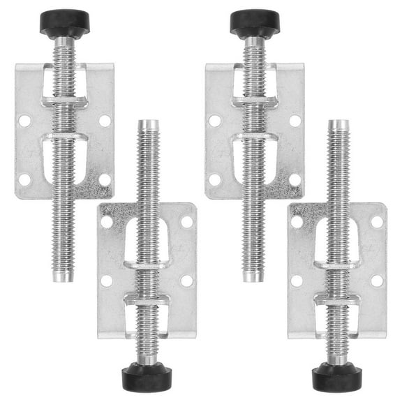 Hemoton 4pcs Heavy Duty Adjustable Furniture Leveling Feet For Tables And Cabinets Replacement Non-Slip Feet For Uneven Floors Adjustable Height Table Legs