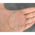 thumbnail image 2 of 3 Ct Round Cut Simulated Diamond Cute Star Chain Bracelet 14k Yellow Gold Plated, 2 of 2