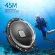 thumbnail image 5 of Carcasa impermeable para lente de subacuática, negra, más de sujetar, accesorio de buceo, disparar sobre fotografía/vídeos subacuáticos 45M pa shamjiam Cubierta de domo de buceo, 5 of 9