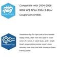 thumbnail image 3 of Exact FitM-Color Grille Insert Trims For 2004-2006 BMW E46 LCI 3 Series 2-Door Coupe 325ci 330ci 11-Beam Kidney Grill, 3 of 9