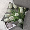 thumbnail image 7 of White Tulips Flowers Long Body PillowcaseIdeal Home Decoration Pillow for a Cozy and Comfortable Sleeping Experience, 7 of 7