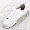 thumbnail image 2 of 2 pares de cordones planos de hilo de nieve de 2,5 cm de ancho, cordones transparentes para zapatillas de deporte blanco 180cm/71, 2 of 6