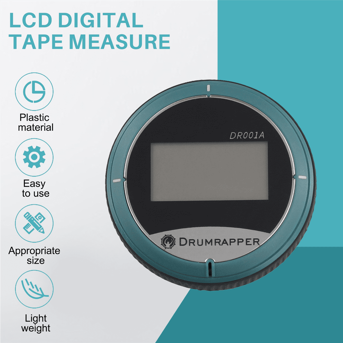 LCD Digital Meter Electronic Tape Measure Digital Mesuring Curve Irregular Object Digital Tape Measure Electronic Ruler