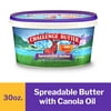 Challenge Butter Spreadable Butter with Canola Oil, 30 oz Tub